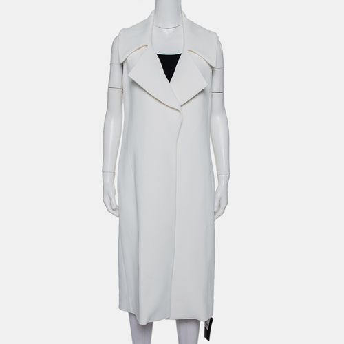 Crepe Collared Open Front Coat S - Cushnie et Ochs - Modalova