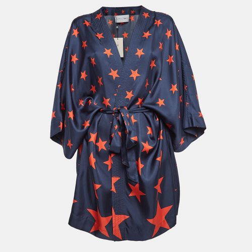 You're A Star Print Silk Kimono M/L - AZ Factory - Modalova