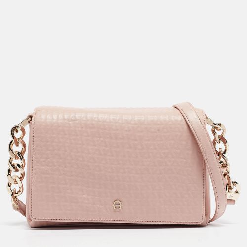 Leather Flap Crossbody Bag - Aigner - Modalova