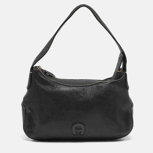 Leather Logo Shoulder Bag - Aigner - Modalova