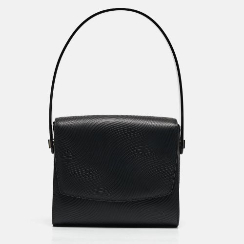 Textured Leather Flap Top Handle Bag - Aigner - Modalova