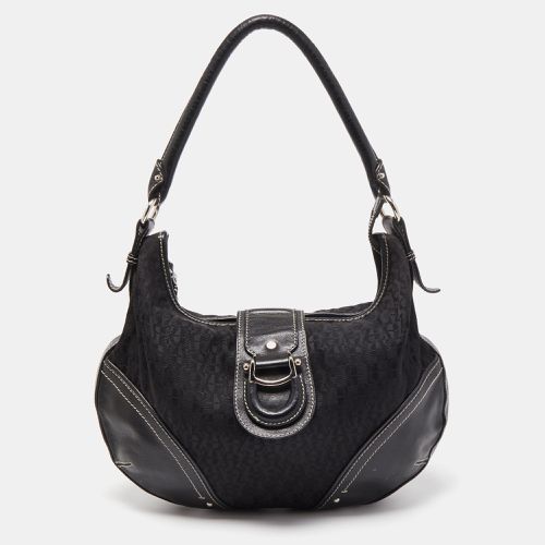 Signature Canvas and Leather Zip Hobo - Aigner - Modalova