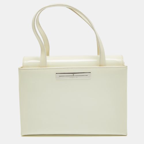 Patent Leather Logo Flap Tote - Aigner - Modalova