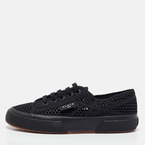 Fishnet and Canvas Superga Sneakers Size 36 - Alaia - Modalova