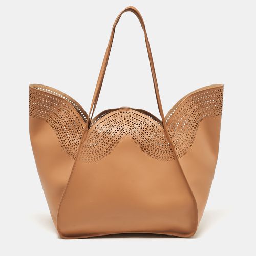 Vienne Laser Cut Leather Large Lili Tote - Alaia - Modalova