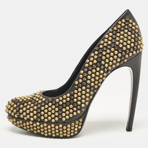 Leather Studded Platform Pumps Size 40 - Alexander McQueen - Modalova