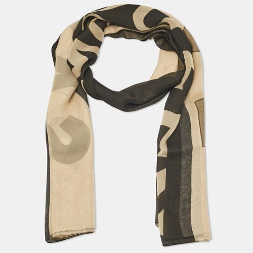 God Save Print Silk Scarf - Alexander McQueen - Modalova