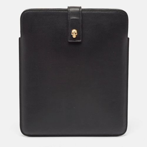 Leather Skull Embellished iPad Case - Alexander McQueen - Modalova