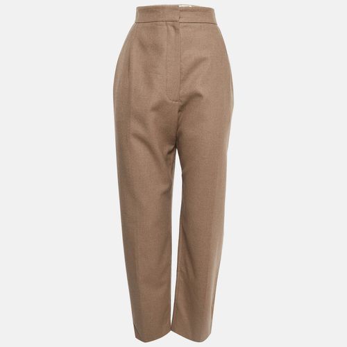 Camel Hair Tapered Trousers L - Alexander McQueen - Modalova