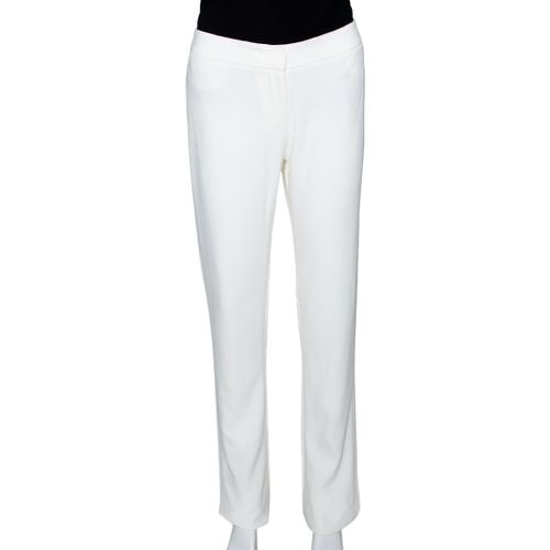 Crepe Straight Leg Trousers M - Alexander McQueen - Modalova