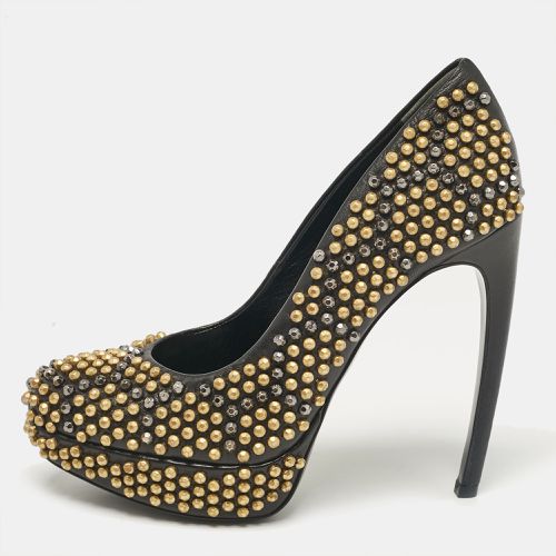 Leather Embellished Pumps Size 37.5 - Alexander McQueen - Modalova