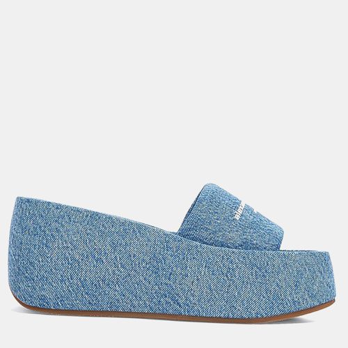 Denim Canvas Taji Platform Sandal EU 38.5 - Alexander Wang - Modalova