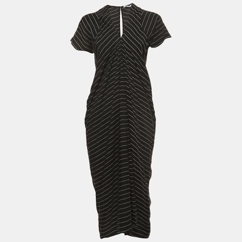 Striped Short Sleeve Midi Dress S - Alexander Wang - Modalova