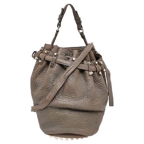 Textured Leather Diego Bucket Bag - Alexander Wang - Modalova