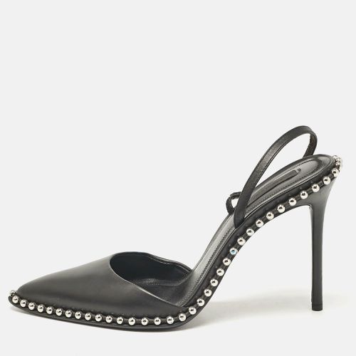 Leather Nova Studded Rina Slingback Pumps Size 39 - Alexander Wang - Modalova