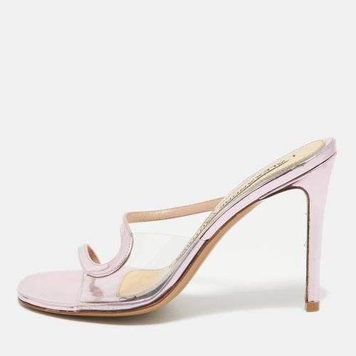 Pink Leather Slide Sandals Size 37 - Alexandre Vauthier - Modalova