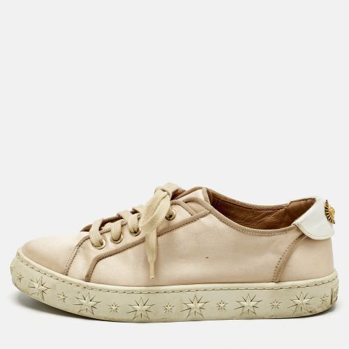 Blush Pink Satin L.A Low Top Sneakers Size 36 - Aquazzura - Modalova