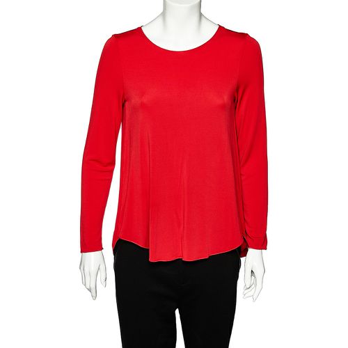 Jersey Round Neck Top M - Armani Collezioni - Modalova