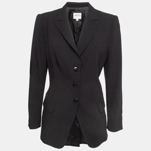 Gabardine Single Breasted Blazer XL - Armani Collezioni - Modalova