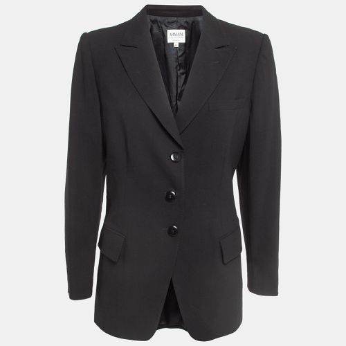 Gabardine Single Breasted Formal Blazer XL - Armani Collezioni - Modalova