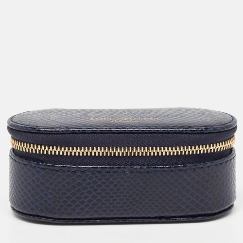 Midnight Blue Lizard Handbag Tidy All Case - Aspinal Of London - Modalova