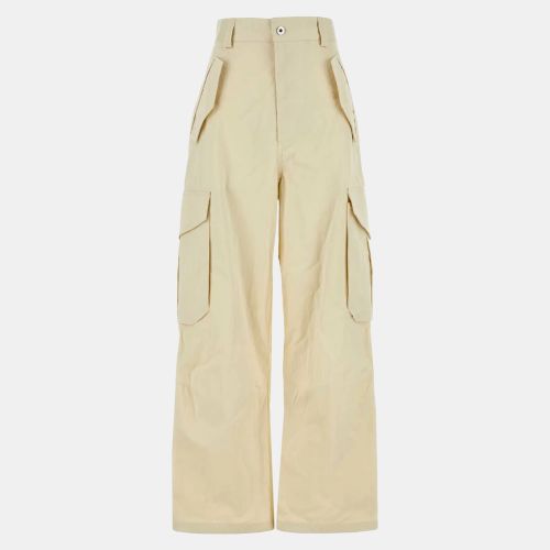 Sand Cotton Blend Cargo Pant IT 38 - Bottega Veneta - Modalova