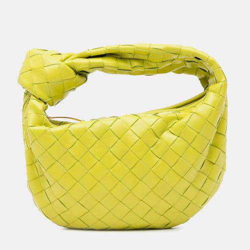 Yellow Intrecciato Jodie Mini Hobo Bag - Bottega Veneta - Modalova