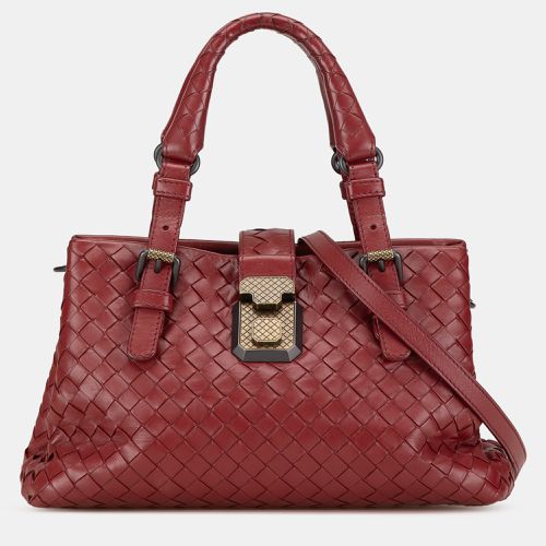 Mini Nappa Intrecciato Roma Satchel - Bottega Veneta - Modalova