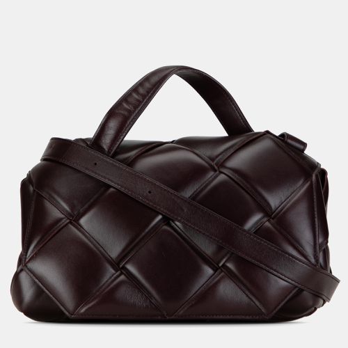 Maxi Intrecciato Padded Top Handle Bag - Bottega Veneta - Modalova