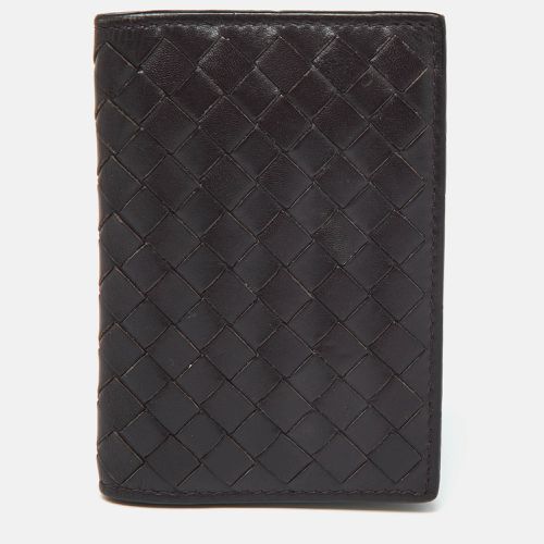 Intrecciato Leather Business Card Case - Bottega Veneta - Modalova