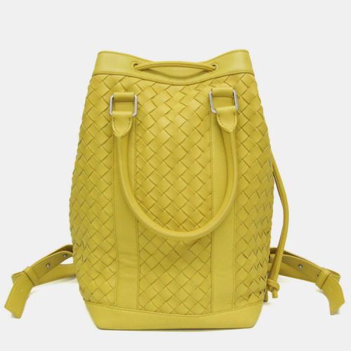 Intrecciato Leather Backpack - Bottega Veneta - Modalova