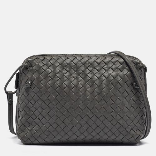 Intrecciato Leather Nodini Double Zip Crossbody Bag - Bottega Veneta - Modalova