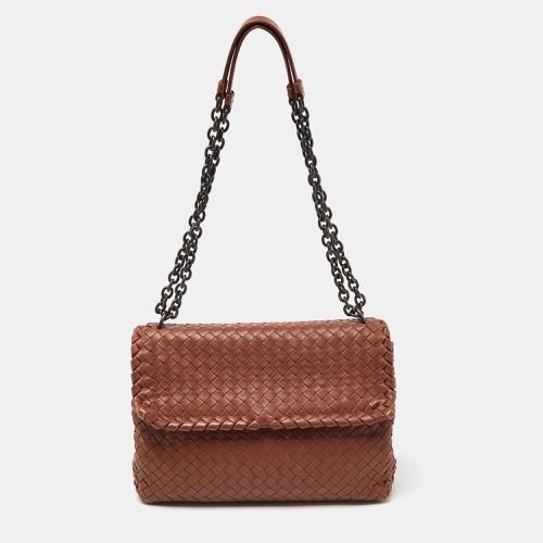 Intrecciato Leather Olimpia Shoulder Bag - Bottega Veneta - Modalova