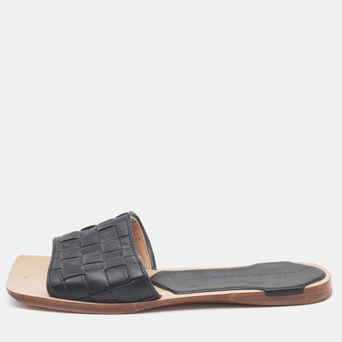 Quilted Leather Lido Flat Slides Size 36 - Bottega Veneta - Modalova