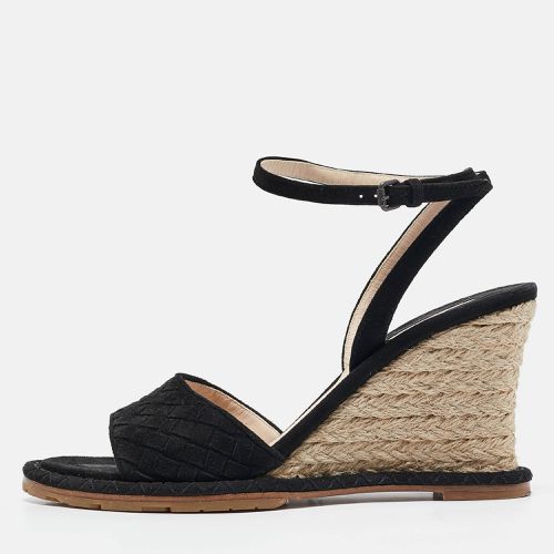 Suede Wedge Espadrille Sandals Size 38 - Bottega Veneta - Modalova