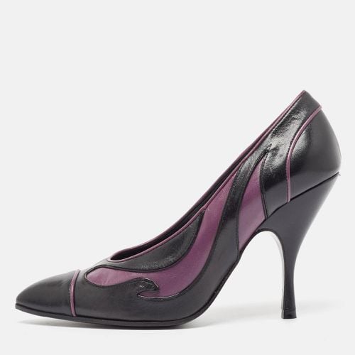 Purple Leather Lasercut Pumps Size 37.5 - Bottega Veneta - Modalova