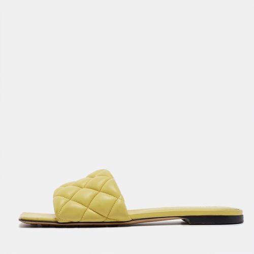 Quilted Leather Flat Slides Size 37 - Bottega Veneta - Modalova