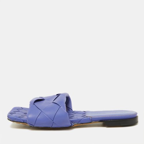 Intrecciato Leather Flat Slides Size 39 - Bottega Veneta - Modalova