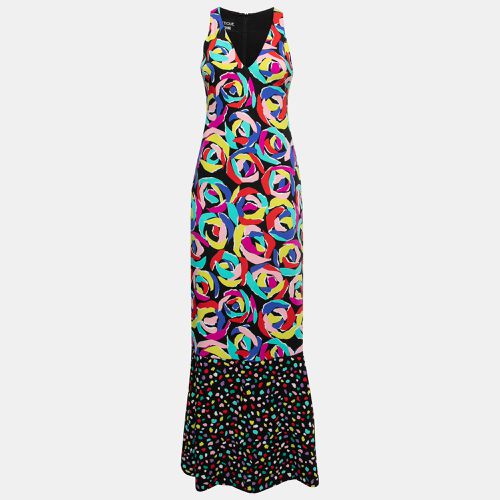 Multicolor Floral Print Crepe Maxi Dress S - Boutique Moschino - Modalova