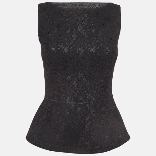 Lace Peplum Top S - Boutique Moschino - Modalova