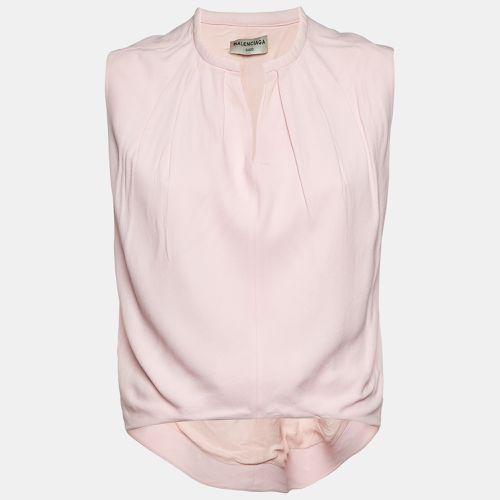 Crepe Sleeveless Top S - Balenciaga - Modalova