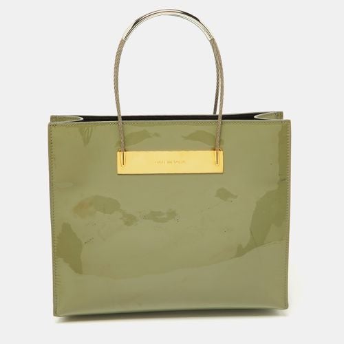 Patent Leather Small Cable Shopper Tote - Balenciaga - Modalova