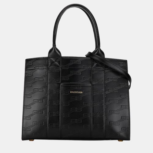 BB Monogram Leather Satchel - Balenciaga - Modalova