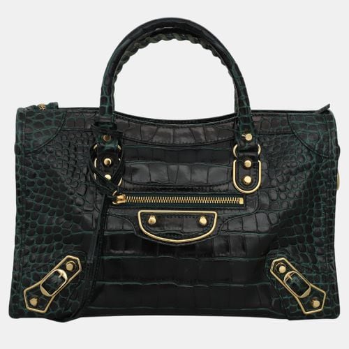 Balenciaga Croco City Bag - Balenciaga - Modalova