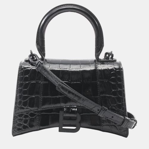 Hourglass Xs Leather Handbag - Balenciaga - Modalova