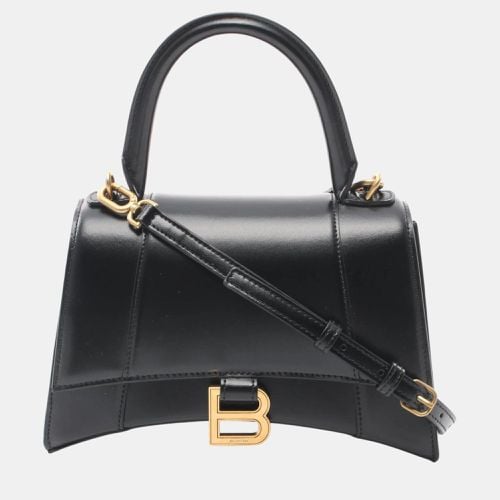 Leather Hourglass Small Handbag - Balenciaga - Modalova