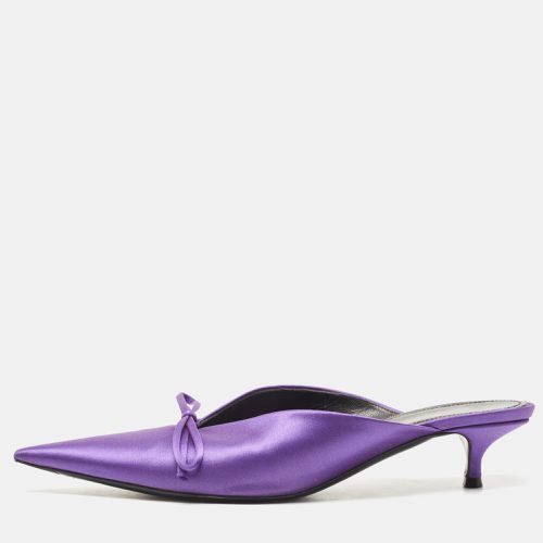 Satin Knife Mules Size 37 - Balenciaga - Modalova