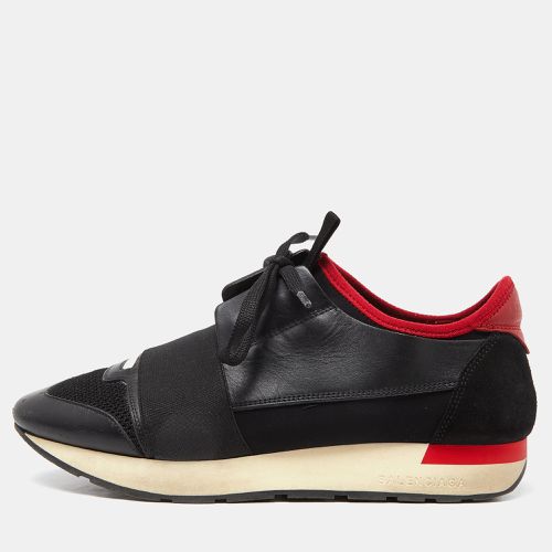 Leather,Suede and Mesh Race Runner Sneakers Size 39 - Balenciaga - Modalova