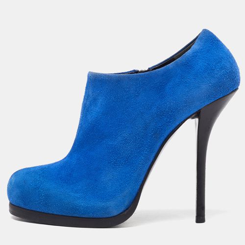 Suede Ankle Booties Size 39 - Balenciaga - Modalova