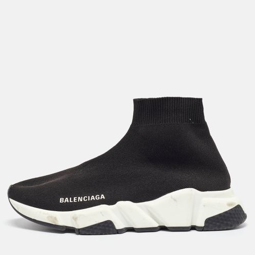 Knit Fabric Speed Trainer Slip On High-Top Sneakers Size 37 - Balenciaga - Modalova